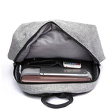 New Waterproof Backpack Fashion External USB Charge Backpack Anti theft Laptop