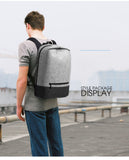 New Waterproof Backpack Fashion External USB Charge Backpack Anti theft Laptop