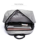 New Waterproof Backpack Fashion External USB Charge Backpack Anti theft Laptop