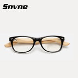 Snvne Sun glasses wood bamboo legs sunglasses for men Brand design