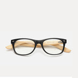 Snvne Sun glasses wood bamboo legs sunglasses for men Brand design