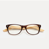 Snvne Sun glasses wood bamboo legs sunglasses for men Brand design