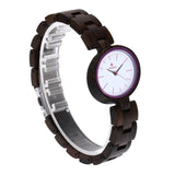 Wood Watch Women Watches Top Brand Wooden Women's Watches Oval Ladies Watch Clock