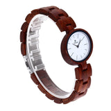 Wood Watch Women Watches Top Brand Wooden Women's Watches Oval Ladies Watch Clock