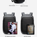 BOPAI Luxury Coded Lock Backpack for Travelling Business