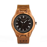 BOBO BIRD WO30 Classic Zebra Wooden Watch