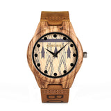 BOBO BIRD WO30 Classic Zebra Wooden Watch