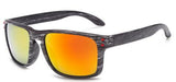 Long Keeper Hot Fashion Wood Sunglasses Men Reflective Sun Glasses Square Eyewear