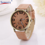 Wood Grain Watches Fashion Quartz Watch Wristwatch for Men ReMa8