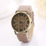 Wood Grain Watches Fashion Quartz Watch Wristwatch for Men ReMa8