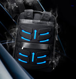 High End Business Male Waterproof Backpack USB Travel Back Pack Anti Theft