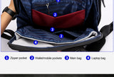 High End Business Male Waterproof Backpack USB Travel Back Pack Anti Theft