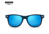 YOOSKE Vintage Wood Grain Sun Glasses Women Sunglasses Rice