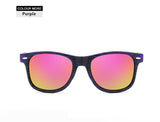 YOOSKE Vintage Wood Grain Sun Glasses Women Sunglasses Rice