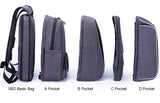 XQXA Large Smart Anti Theft Business Laptop Backpacks for Men Women College Computer Backpack Fits Most 15.6 Inch Computer