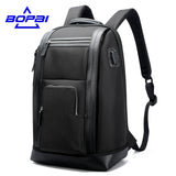 High End Business Male Waterproof Backpack USB Travel Back Pack Anti Theft