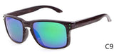 Resemble Wood Sunglasses Men Sport Sun Glasses Reflective Eyewear Wooden