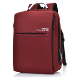 Men Canvas Backpack Laptop Anti Theft Bags For Teenager