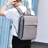 Men Canvas Backpack Laptop Anti Theft Bags For Teenager