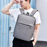 Men Canvas Backpack Laptop Anti Theft Bags For Teenager
