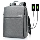 Men Canvas Backpack Laptop Anti Theft Bags For Teenager