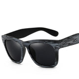 Retro Sunglasses Men Big Frame Wood Grain Eyewear Unisex Sun Glasses