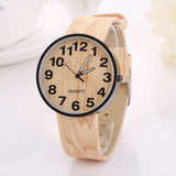Men's Retro Wood Grain Wrist Watch