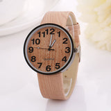 Men's Retro Wood Grain Wrist Watch