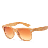 VCKA Women Brand Designer Wood Grain Sunglasses Mirror Square High Quality Sun Glasses for Women