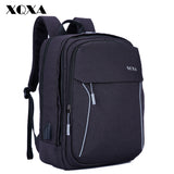 XQXA Men Backpack with USB Charging Anti Theft