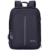 XQXA Men Backpack with USB Charging Anti Theft