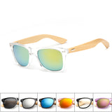 Wood Sunglasses Men bamboo Brand Designer Mirror Sun Glasses